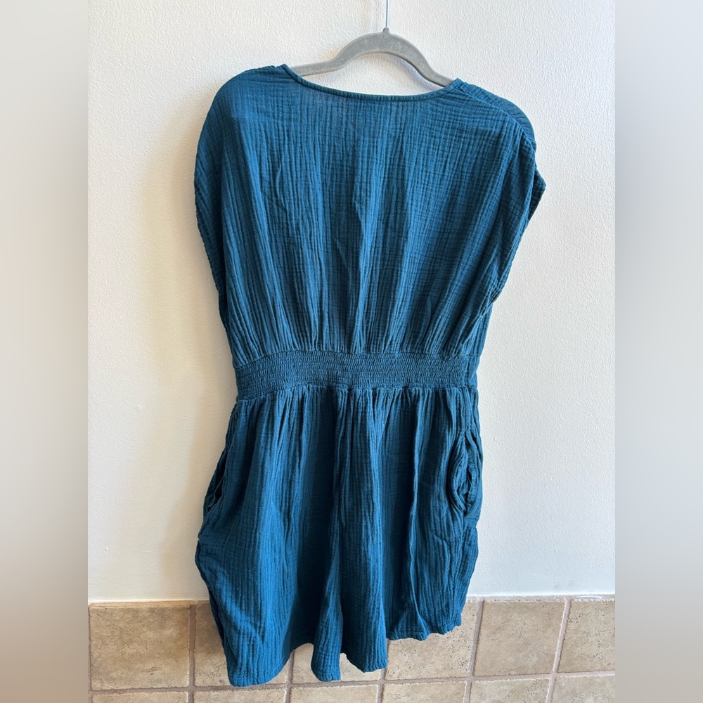 Universal Thread Dark Teal Romper - Picture 4 of 4